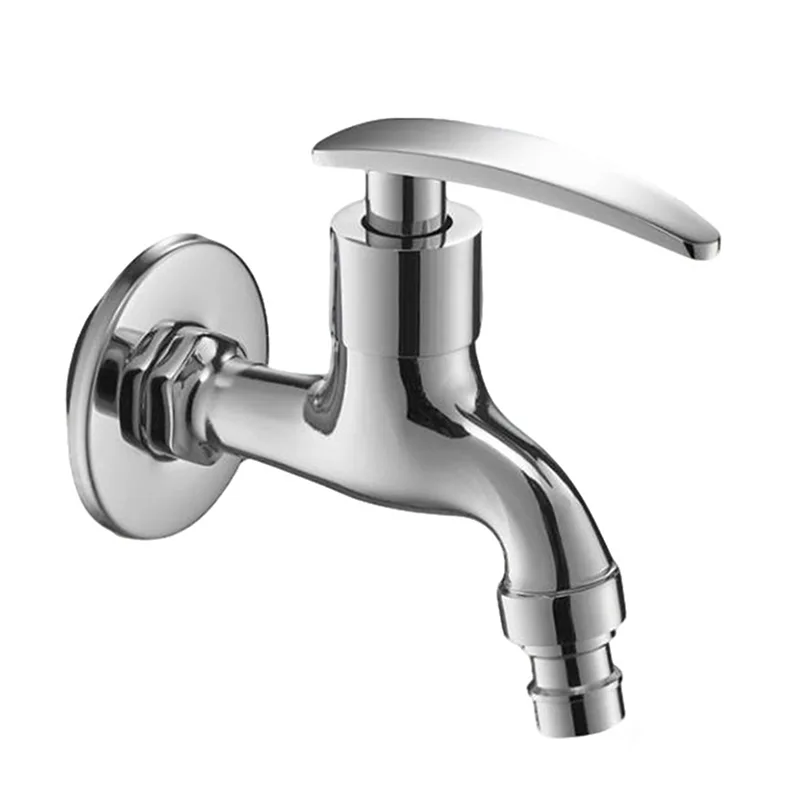 Rubinetto dedicato per lavatrice ad apertura rapida a freddo singolo interamente in rame