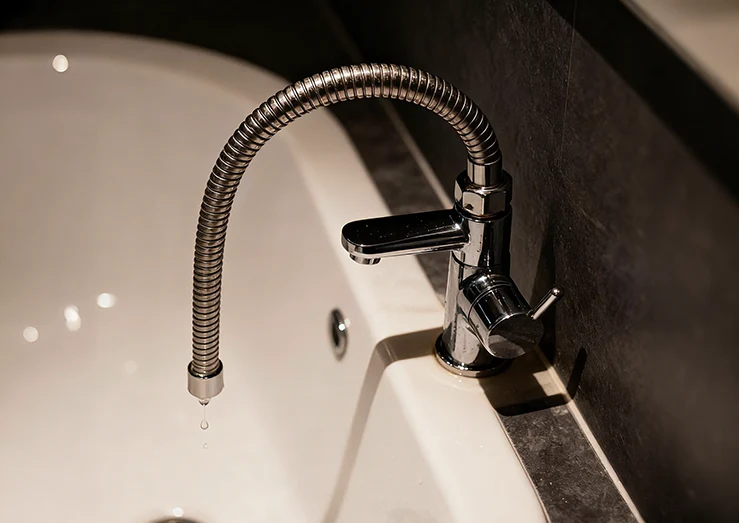 Come gestire un tubo del bagno che perde?