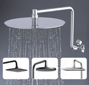 Prolunga regolabile per braccio doccia in ottone massiccio