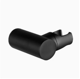 Supporto per doccia girevole in ottone massiccio nero, staffa per spruzzatore per bidet montata a parete per bagno
