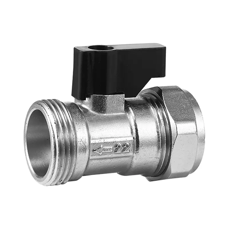 Valvola a sfera ad apertura rapida a mini compressione in ottone