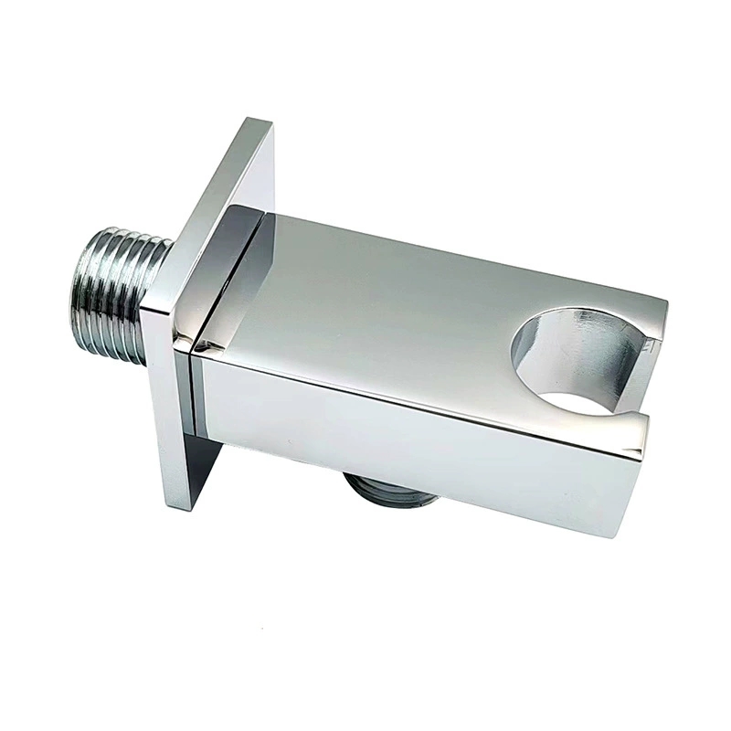 Supporto per doccia a mano quadrato piatto, staffa per soffione doccia moderna per montaggio a parete