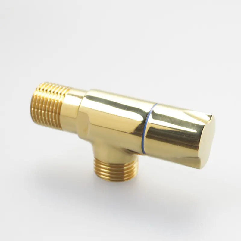 Golden Brass Angle Valve