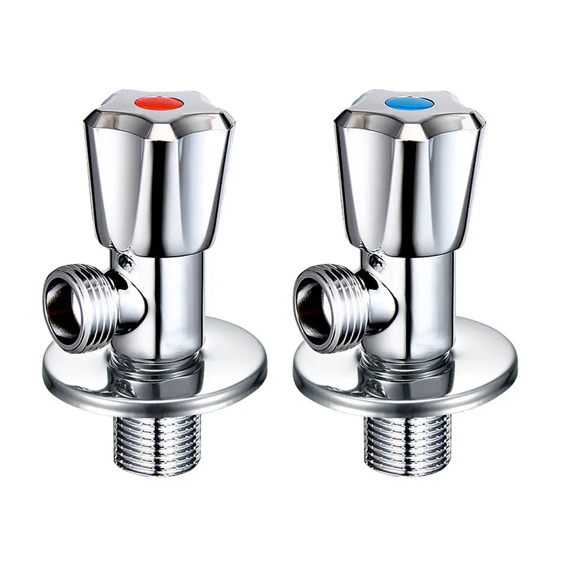 Valvola ad angolo in ottone monopezzo