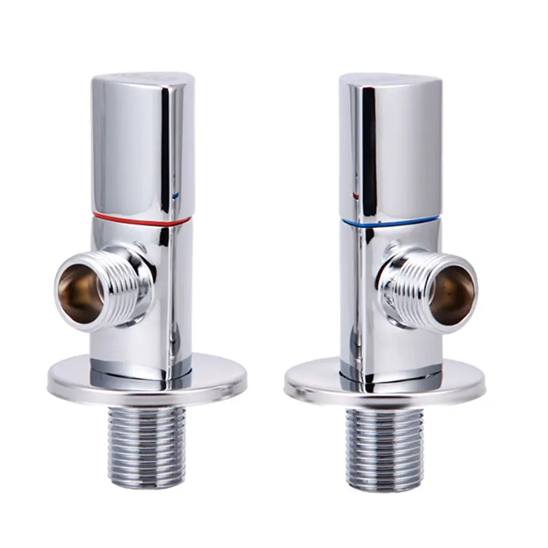 Valvola ad angolo in ottone rinforzato