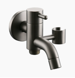 Rubinetto singolo per l'acqua fredda in ottone massiccio, rubinetto multiuso per lavatrice e lavello con valvola ad angolo per pistola a spruzzo