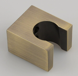 Supporto per doccia quadrato in lega di zinco, staffa per spruzzatore per bidet montata a parete